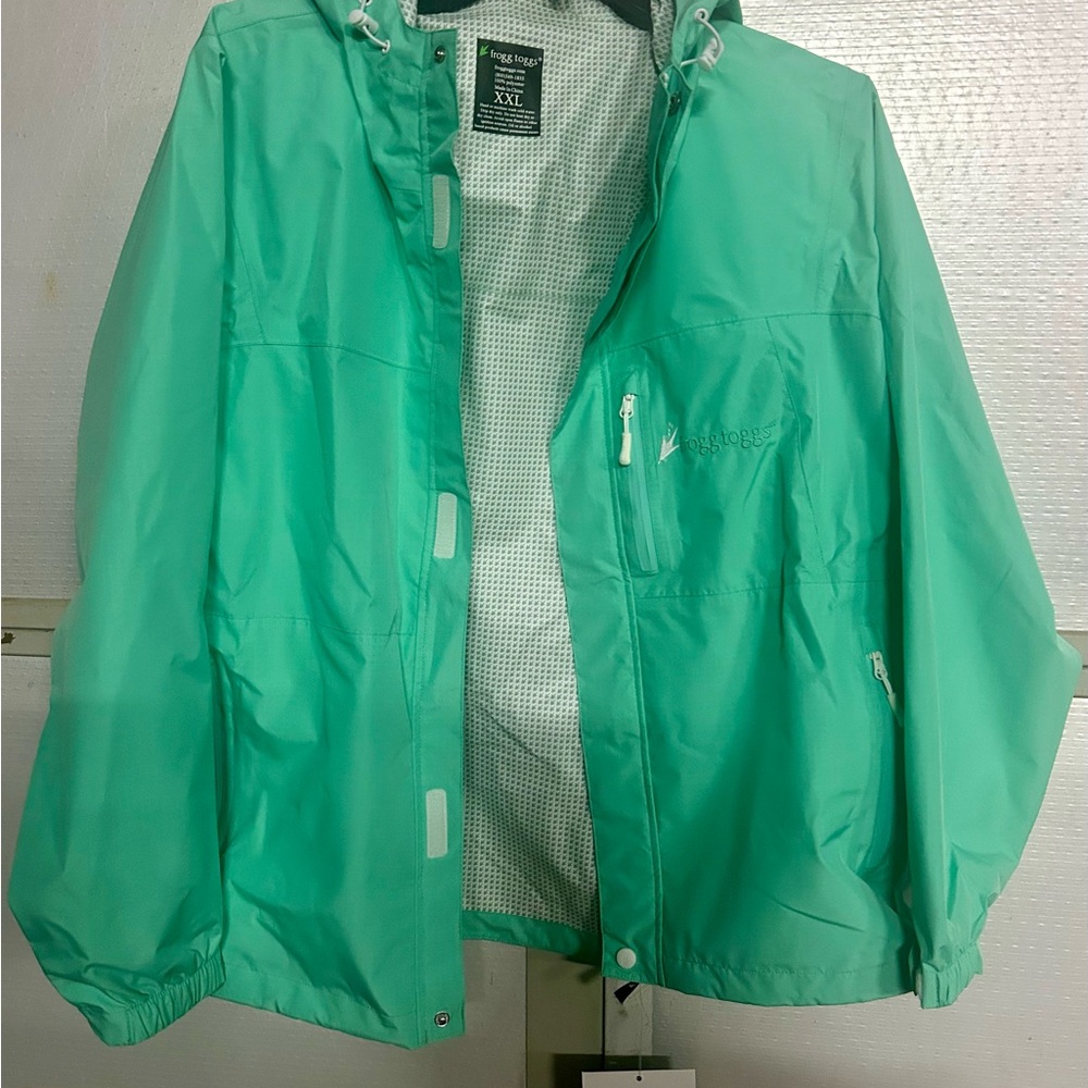 Frogg Togg Green Waterproof Rain Jacket